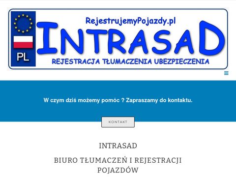 Intrasad - rejestracja pojazdów Gdynia