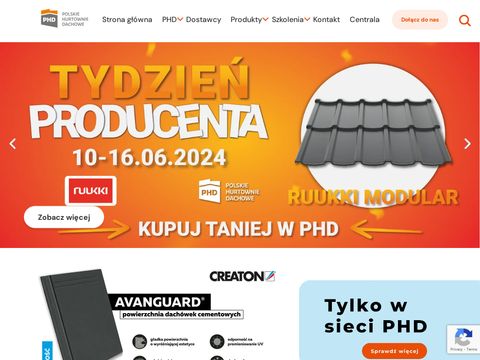 Phd.pl - hurtownia pokryć dachowych