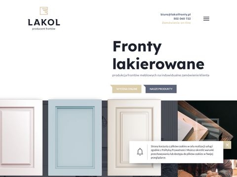 Lakolfronty - fronty kuchenne lakierowane