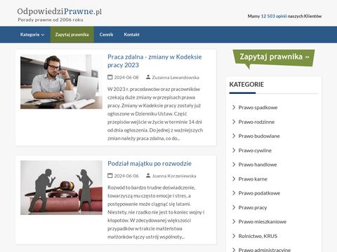 Odpowiedziprawne.pl - porady prawnika