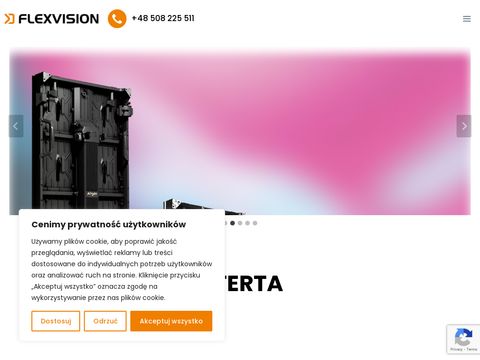 Flexvision.pl - ekran wizyjny