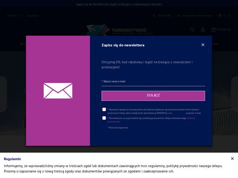 Termoaktywnie.pl - sklep z bielizną termoaktywną