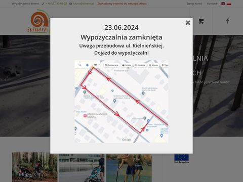 Wypożyczlnia przyczepek rowerowych