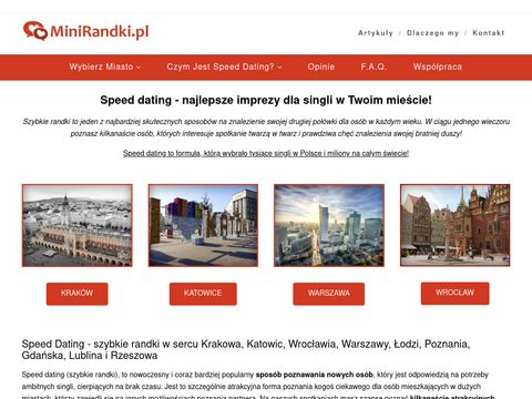 Speed dating Kraków - minirandki.pl