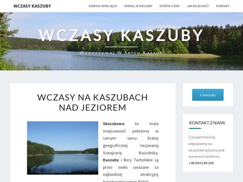 Agoturystyka pomorskie - wczasy nad jeziorem