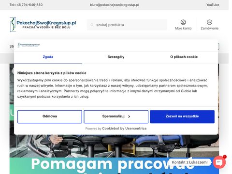 PokochajSwojKregoslup.pl - fotele ergonomiczne