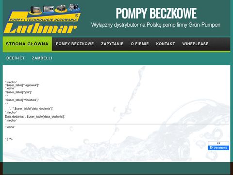 Pompy beczkowe