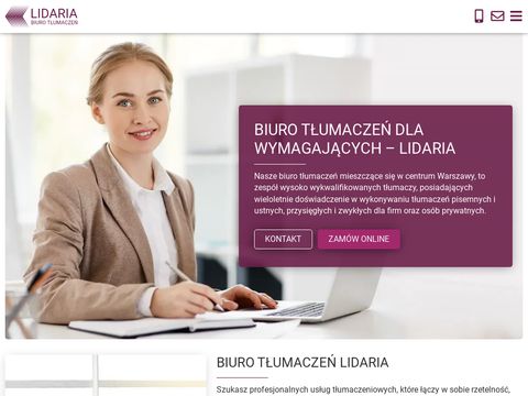 Biuro tłumaczeń Lidaria tanio i profesjonalnie