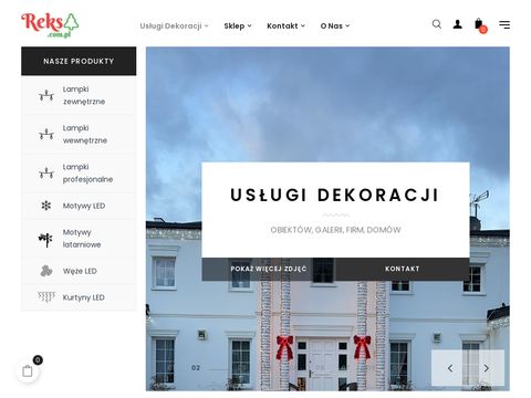 Reks.com.pl dekoracje świąteczne budynków