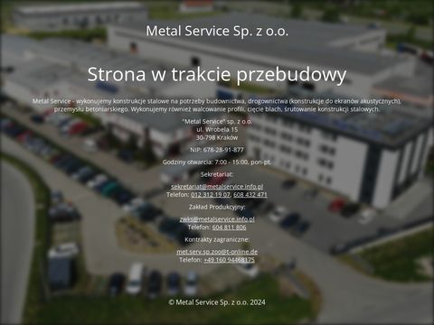 Budownictwo przemysłowe Metal Service