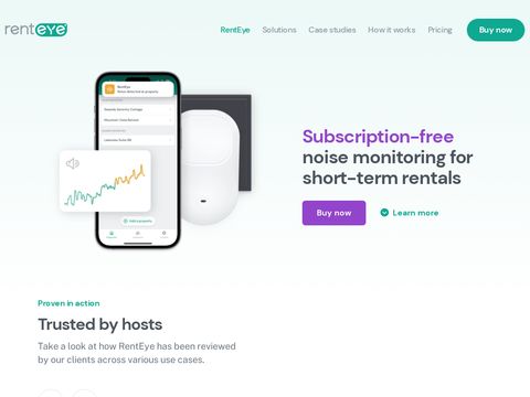 Renteye.com - monitorowanie hałasu w mieszkaniach