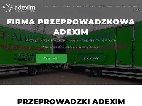 Adexim przeprowadzki Warszawa