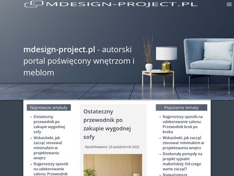 Projektowanie i aranżacja wnętrz - M Design