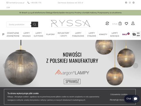 Ryssa.pl lampki dla dzieci do pokoju