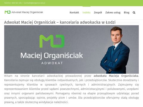 Organisciak.pl - adwokat Łódź