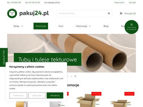 Pakuj24.pl - sklep z produktami do pakowania