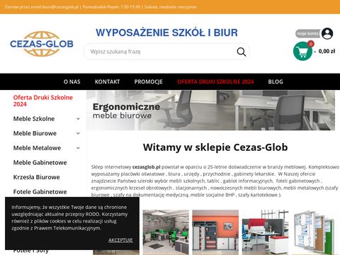 Cezas-Glob - wyposażenie placówek