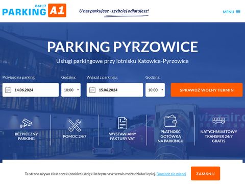 Parking Pyrzowice Katowice