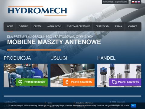 Silnik hydrauliczny - Hydromech sa