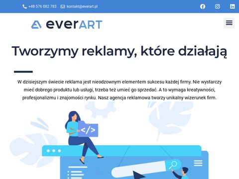 Everart - grafika druk reklama strony www
