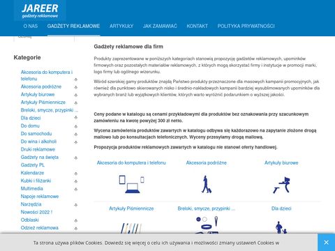 Jareer - upominki firmowe