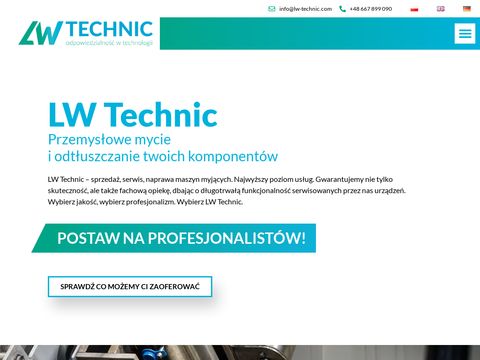 LW Technic - przemysłowe mycie