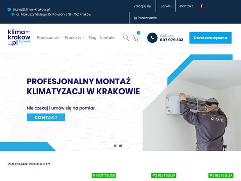 Konkret klimatyzacja Kraków - dobór montaż