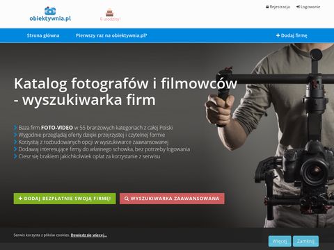 Obiektywnia.pl katalog filmowców i fotografów