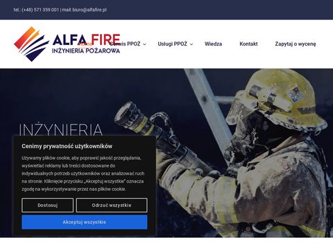 Alfafire.pl - usługi PPOŻ w Warszawie