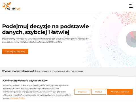 Wdrożenia business intelligence - astrafox.pl