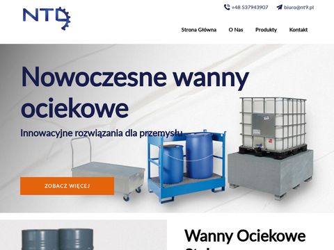 Nt9 - wanny ociekowe polietylenowe