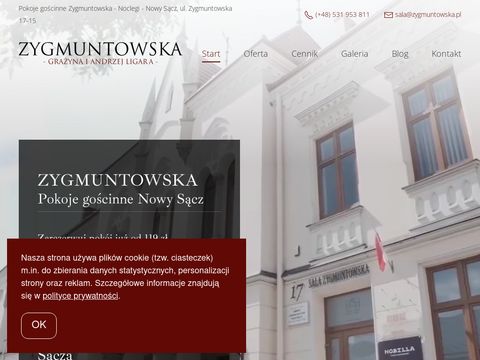 Zygmuntowska.pl - pokoje gościnne Nowy Sącz