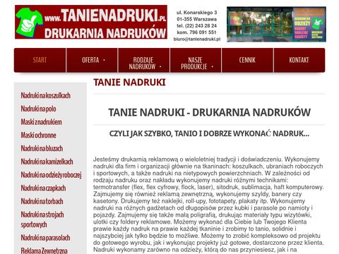 Agencja reklamowa tanie nadruki