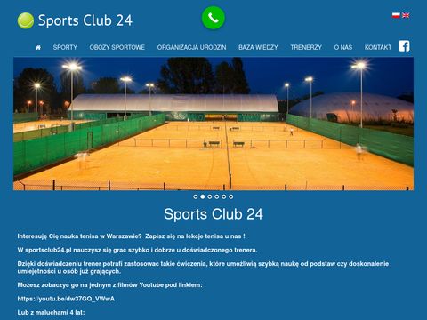 Sportsclub24.pl trener tenisa