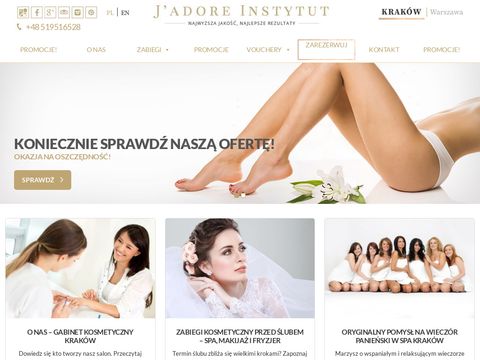 Jadoreinstytut.com - peeling kawitacyjny Kraków