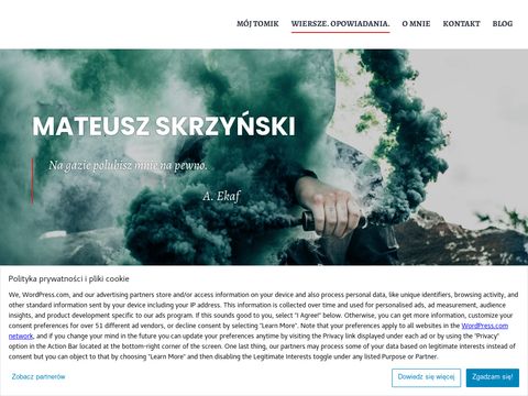 Mateusz Skrzyński - strona autorska - blog