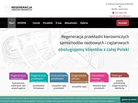 Regeneracja przekładni kierowniczych