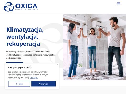 Oxiga - klimatyzacja wentylacja Rzeszów