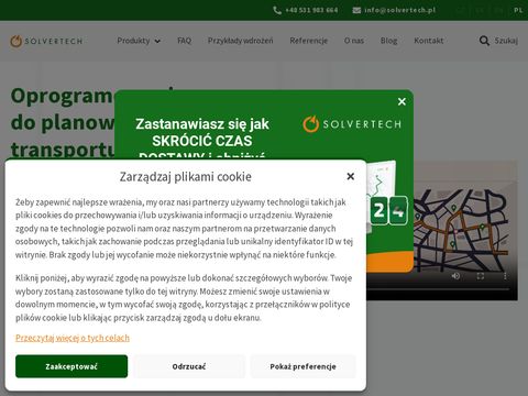 Solvertech.pl - porgram do planowania tras