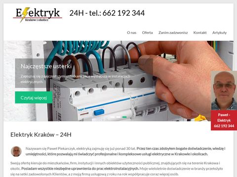 Elektryk-krakow.net Paweł Piekarczyk