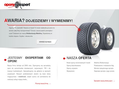 Wulkanizacja mobilna - opony-ekspert.pl