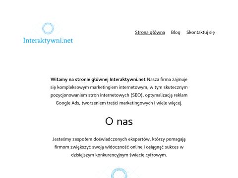 Interaktywni.net tworzenie stron internetowych