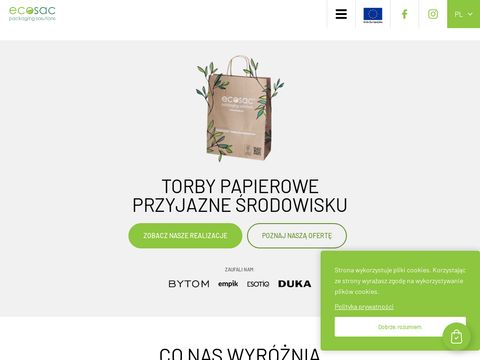 Torby papierowe reklamowe