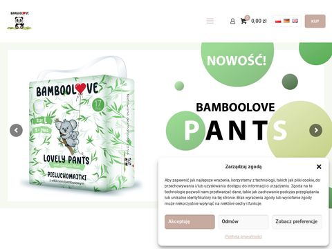 Bamboolove.pl - pampersy ekologiczne